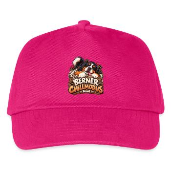 Bernermodus mit Herz - Kinder Basecap - Fuchsia - Vorne