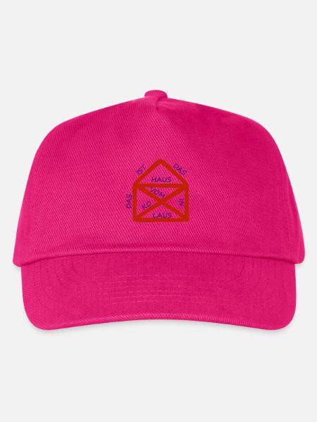 Das ist das Haus vom Nikolaus - Kinder Basecap - Fuchsia