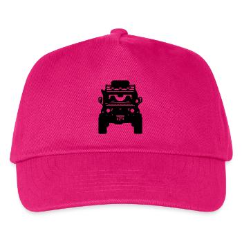 geländewagen - Kinder Basecap - Fuchsia - Vorne