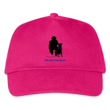 Hund am Ansatz - Kinder Basecap - Fuchsia - Vorne