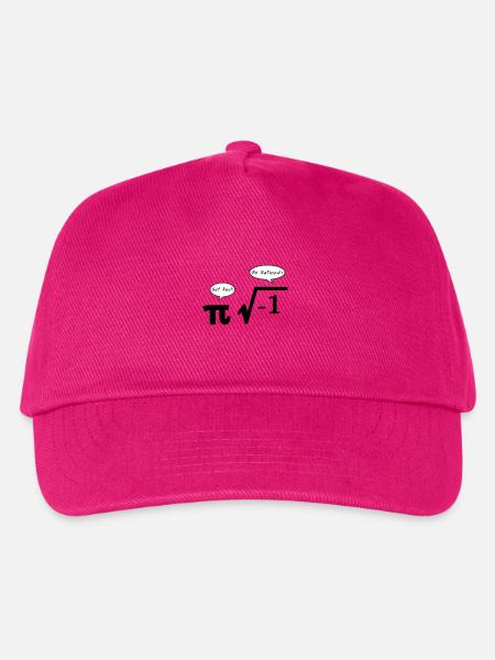Get Real - Be Rational Pi und Wurzel Zeichen Nerd - Kinder Basecap - Fuchsia
