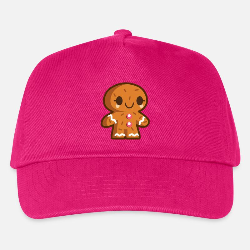 Pfefferkuchenmann - Kinder Basecap - Fuchsia