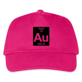 Element 79 - au (gold) - Inverse (Full) - Casquette de baseball Enfant - fuchsia - Devant