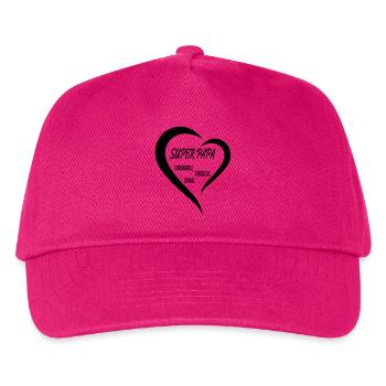 super papa fête des pères formidable génial - Kids’ Baseball Cap - fuchsia - Front