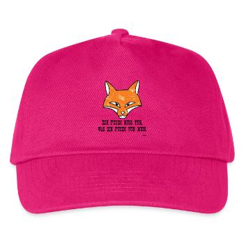 Ein Fuchs muss tun, was ein Fuchs tun muss ... - Kids’ Baseball Cap - fuchsia - Front