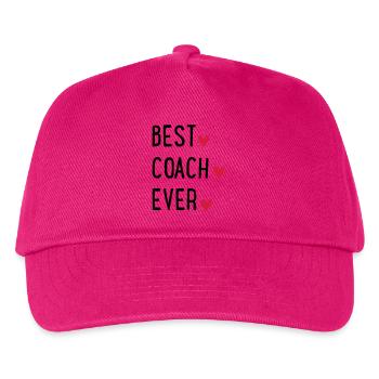 Coach - Kids’ Baseball Cap - fuchsia - Front