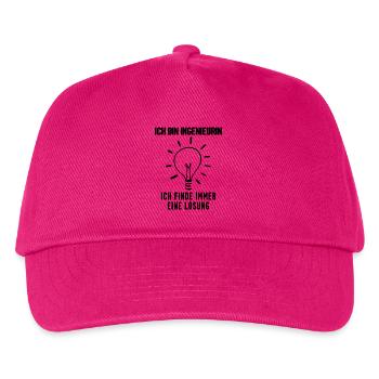 Ingenieurin Beruf Ausbildung - Kinder Basecap - Fuchsia - Vorne