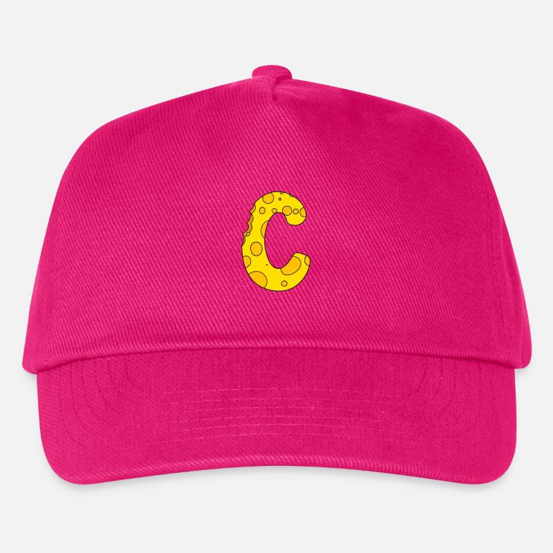 Buchstabe C - Kinder Basecap - Fuchsia