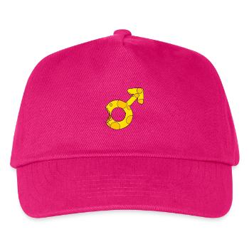 Male gender - Mars symbol - Kids’ Baseball Cap - fuchsia - Front