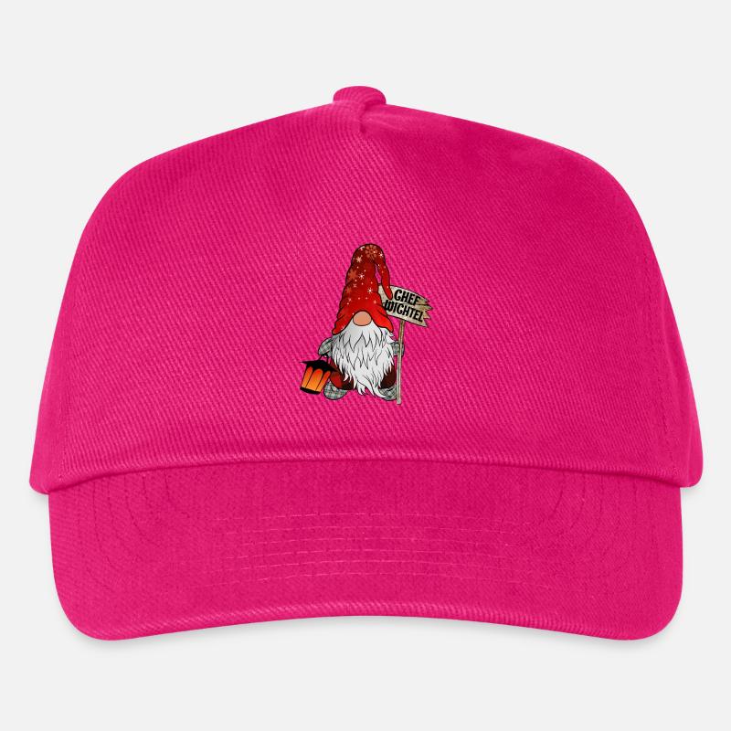 Chef Wichtel Weihnachts Gnom - Kinder Basecap - Fuchsia