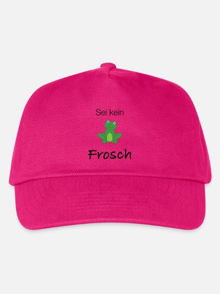 Sei kein Frosch - Kinder Basecap - Fuchsia