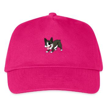 Boston Terrier Dog Breeds Dog Dogs - Kids’ Baseball Cap - fuchsia - Front