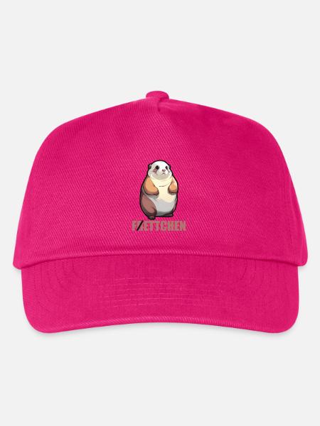 Fettchen Frettchen - Kinder Basecap - Fuchsia