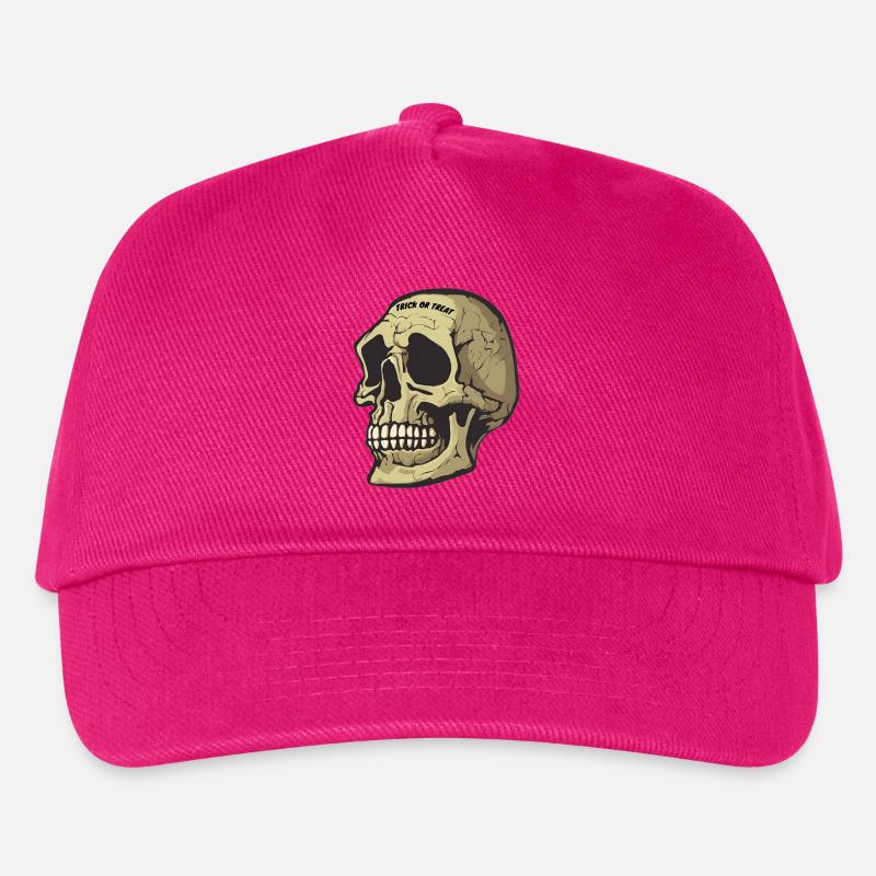Totenkopf - Kinder Basecap - Fuchsia