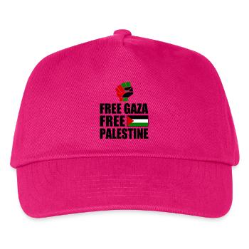 Free gaza Free palestine - Kids’ Baseball Cap - fuchsia - Front