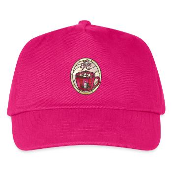 Illustration de chocolat chaud. Confort hivernal. - Casquette de baseball Enfant - fuchsia - Devant