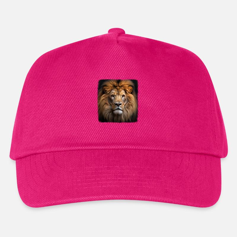 Löwen realistic Löwe - Kinder Basecap - Fuchsia