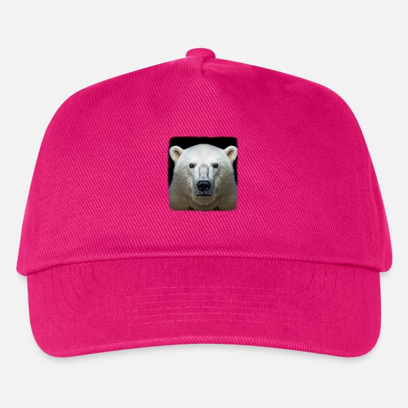 Eisbären realistic Eisbär - Kinder Basecap - Fuchsia