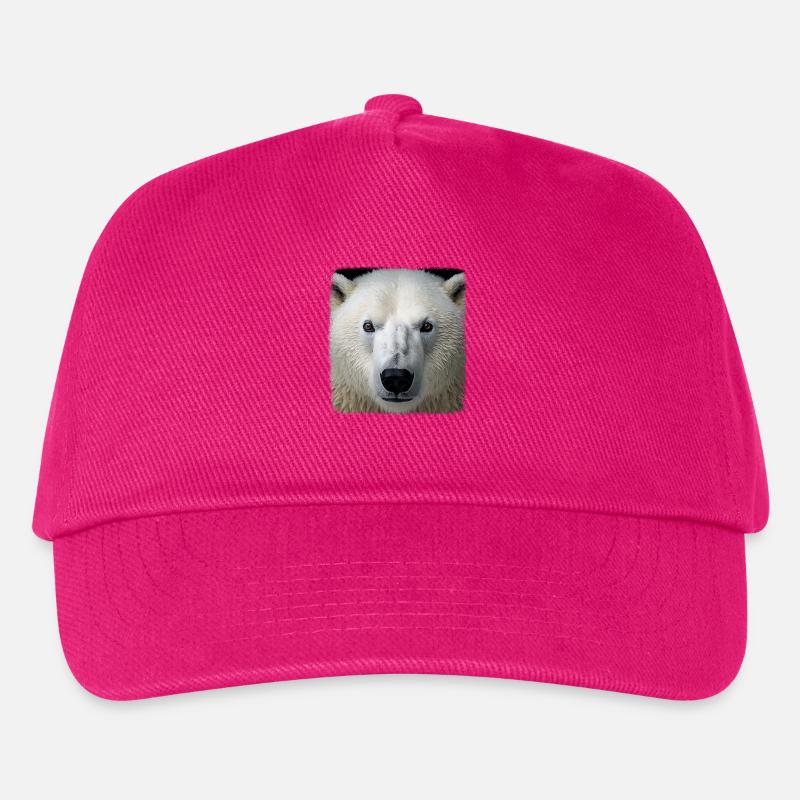 Eisbären realistic Eisbär - Kinder Basecap - Fuchsia