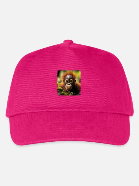 Orang Utans realistic Orang Utan - Kinder Basecap - Fuchsia