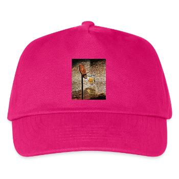 Basket-ball au clair de lune - Casquette de baseball Enfant - fuchsia - Devant