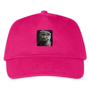 Scottish Fold Kitten Scottish Fold Cat - Kids’ Baseball Cap - fuchsia - Front
