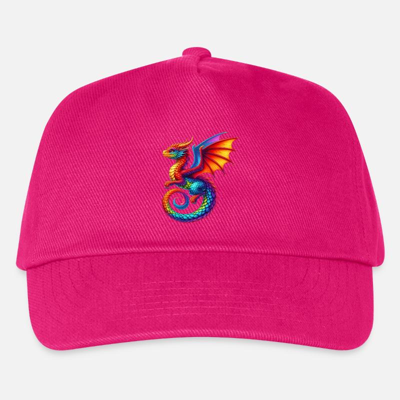 Drache - Kinder Basecap - Fuchsia