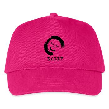 Enzo zen smiley Ensie Schlaf - Kinder Basecap - Fuchsia - Vorne