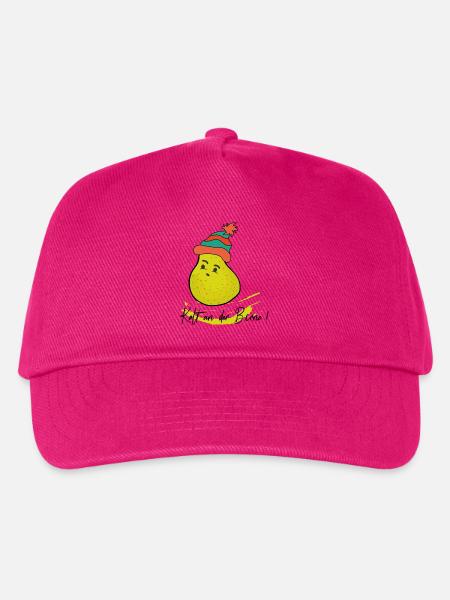 Birne mit Mütze - Kinder Basecap - Fuchsia