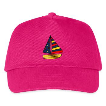 HOLIDAY. HAPPY HOLIDAYS. MISTRESS. MASTER. TEACHER - Kids’ Baseball Cap - fuchsia - Front