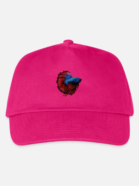 Bettas Betta Fisch Betta - Kinder Basecap - Fuchsia