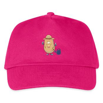 Kartoffel Kartoffeln GartenHobbygärtner - Kinder Basecap - Fuchsia - Vorne