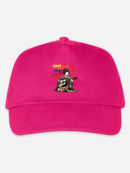 East SPIELT die andere Seite — Geisha Guitar Fusion - Kinder Basecap - Fuchsia