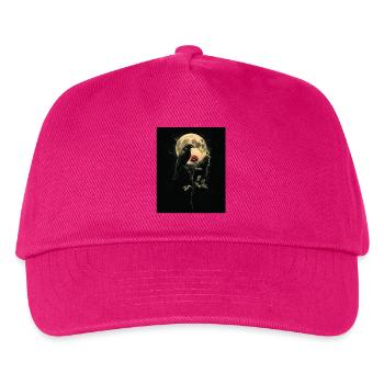 Raven Rose Moon Gloomy Gothic Black Crow - Kids’ Baseball Cap - fuchsia - Front