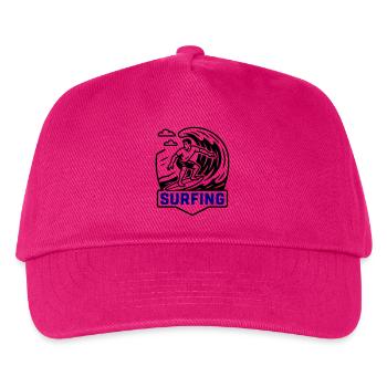 Surfeur symbole surfeur - Casquette de baseball Enfant - fuchsia - Devant
