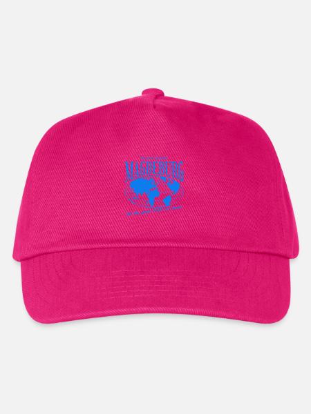 Magdeburg Heimat Fußball Geschenk - Kinder Basecap - Fuchsia