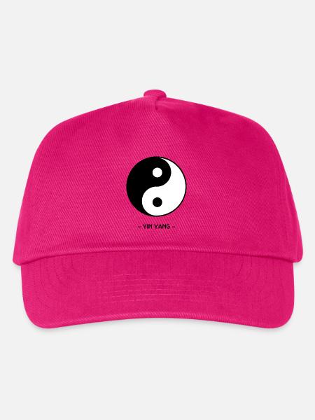 Yin Yang - Kinder Basecap - Fuchsia