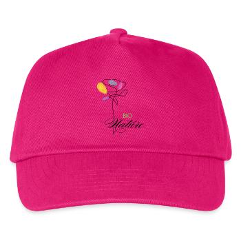 Fleurs colorées Bio Nature - Casquette de baseball Enfant - fuchsia - Devant
