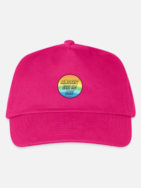 Remigriert Euch Ins Knie! - Kinder Basecap - Fuchsia