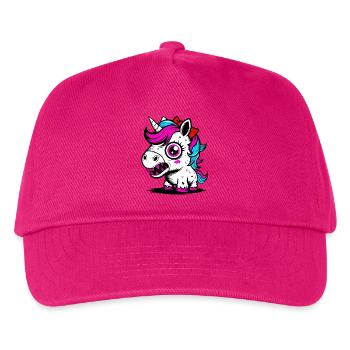 Neon Unicorn - Kids’ Baseball Cap - fuchsia - Front