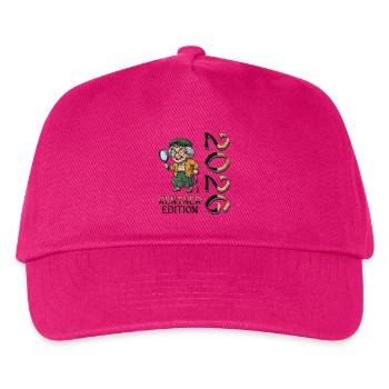 Retired Retirement Design - Kids’ Baseball Cap - fuchsia - Front