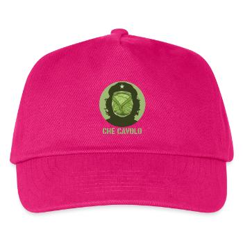 Funny Design What the Heck - Revolution Style - Kids’ Baseball Cap - fuchsia - Front