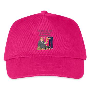 Spenden Für Bedürftige Großkonzerne - Kinder Basecap - Fuchsia - Vorne