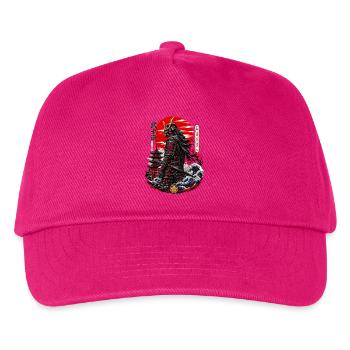 Samurai am Roten Mond - Kinder Basecap - Fuchsia - Vorne