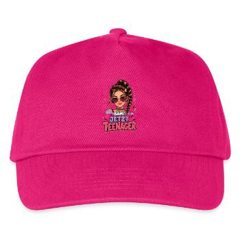 Bäm Jetzt Teenager | 13. Geburtstag Mädchen - Kinder Basecap - Fuchsia - Vorne