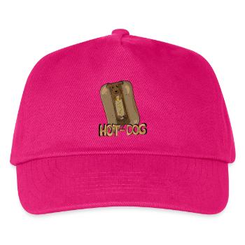 Hot-Dog - Kinder Basecap - Fuchsia - Vorne