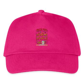 Pasta Pups Dachshund  - Kinder Basecap - Fuchsia - Vorne