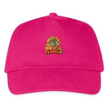 No Planet B – Erde Umweltschutz Retro - Kinder Basecap - Fuchsia - Vorne