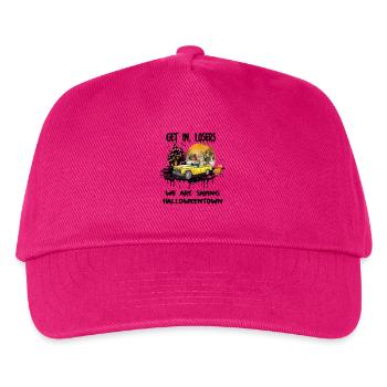 Halloweentown wird gerettet, bereit zur Sublimation - Kinder Basecap - Fuchsia - Vorne