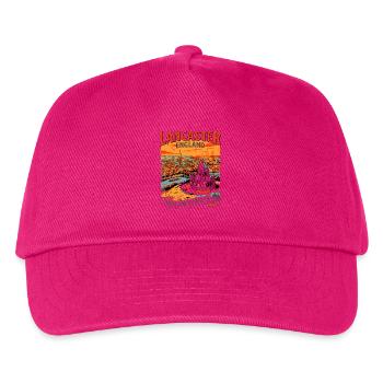 Vintage Lancaster England River Lune And Castle - Kinder Basecap - Fuchsia - Vorne